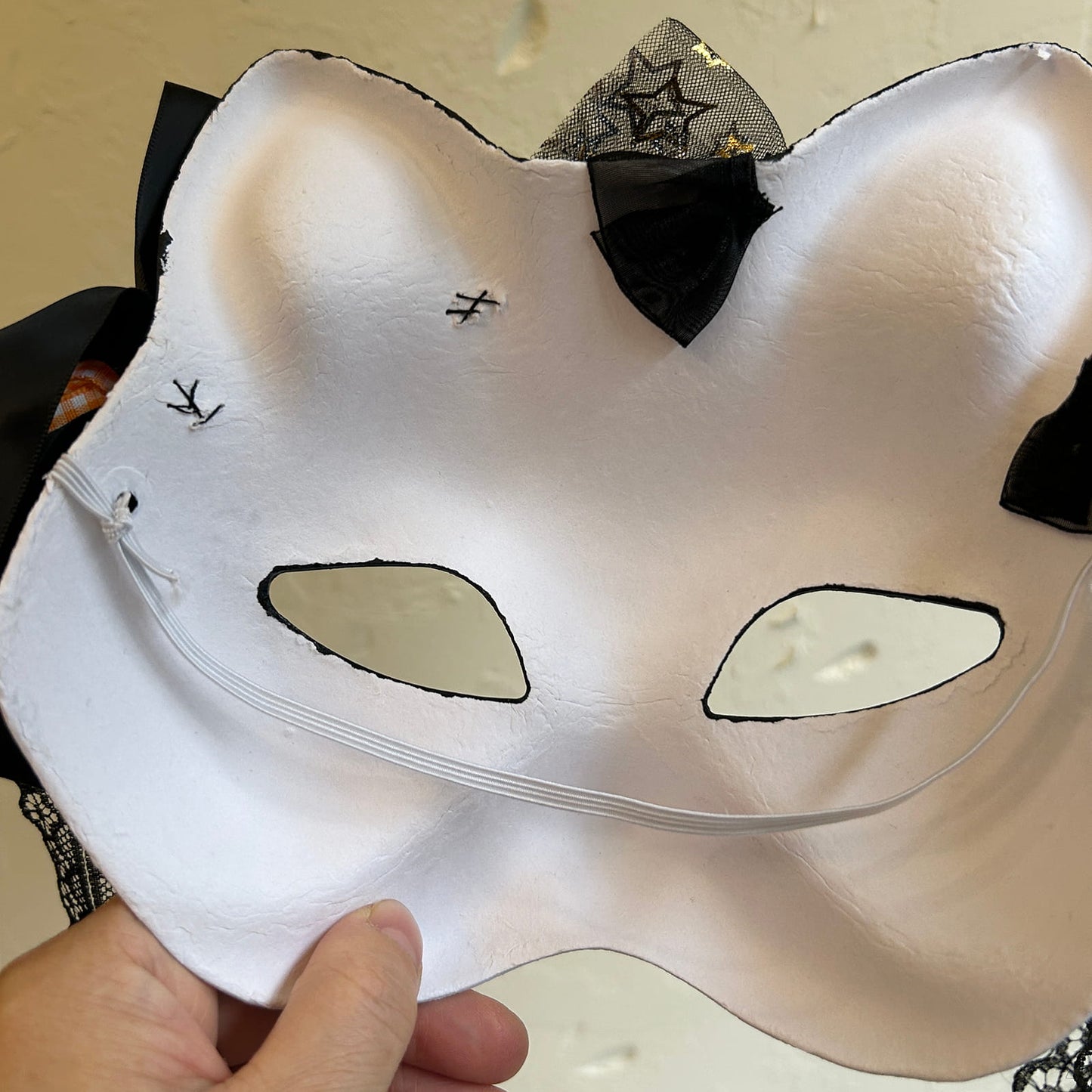 Original handmade cool Halloween Masquerade cat mask 02
