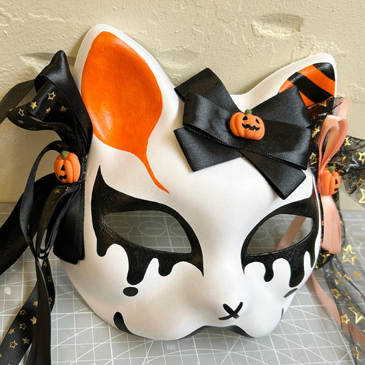 Halloween Masquerade cat mask 01