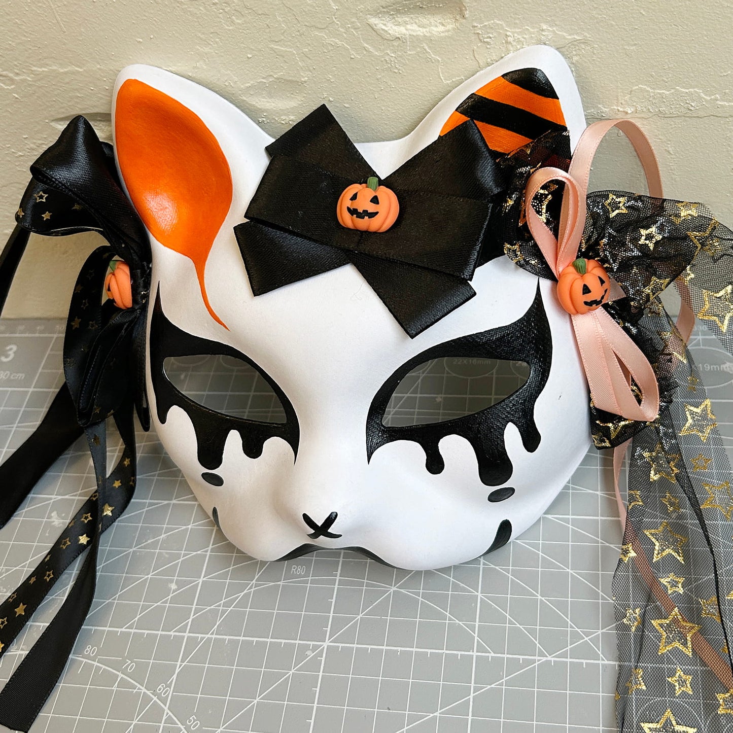 Halloween Masquerade cat mask 01
