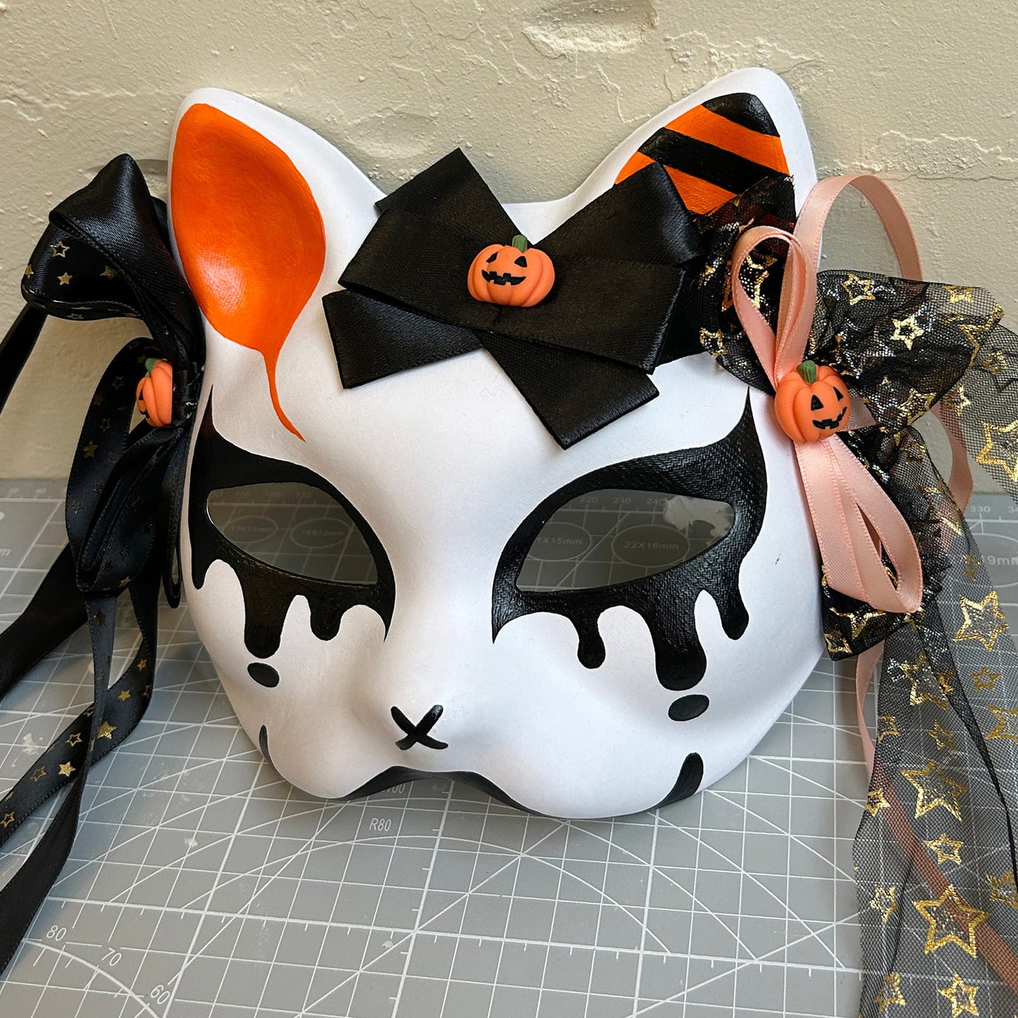 Halloween Masquerade cat mask 01