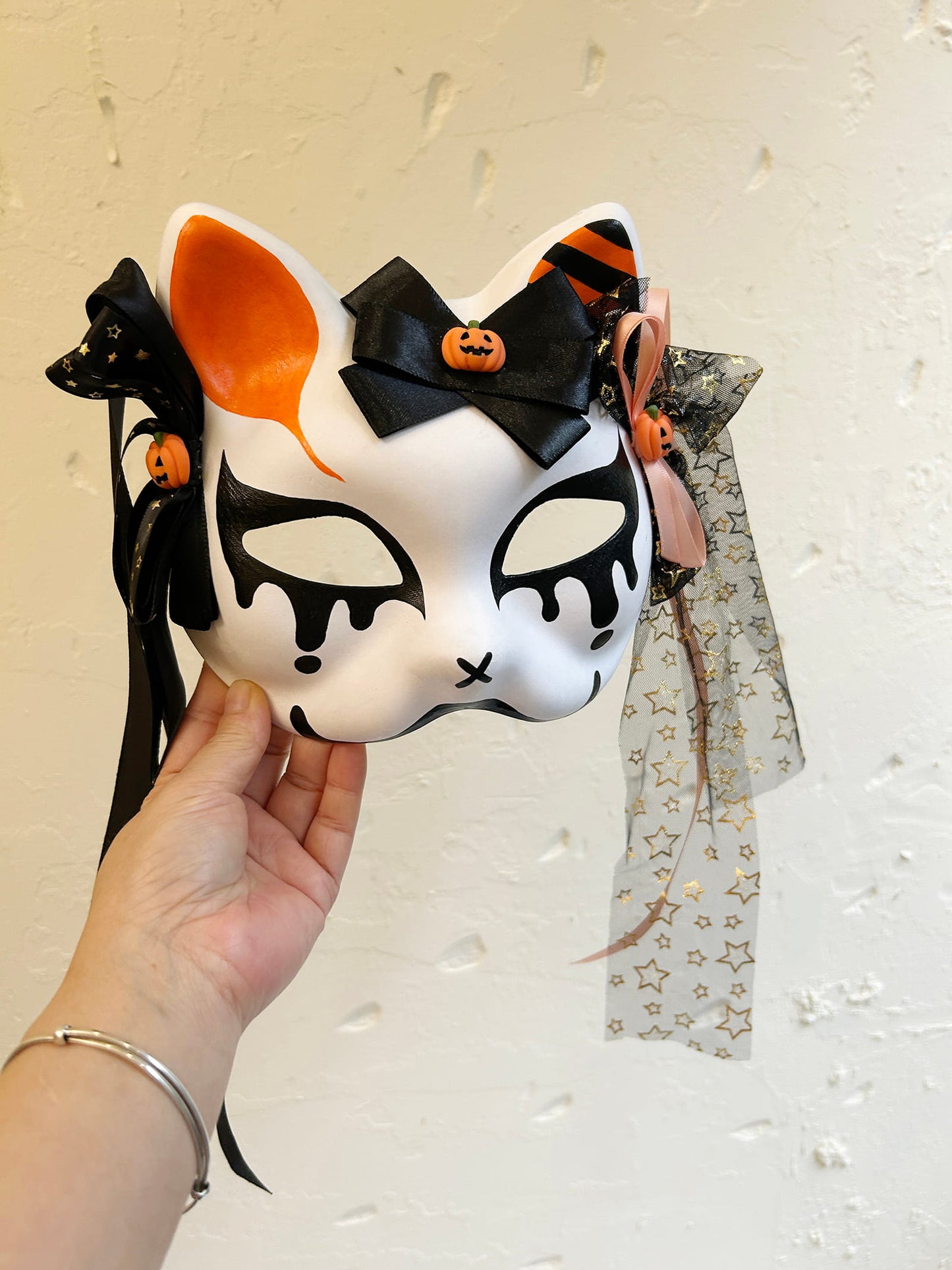 Halloween Masquerade cat mask 01