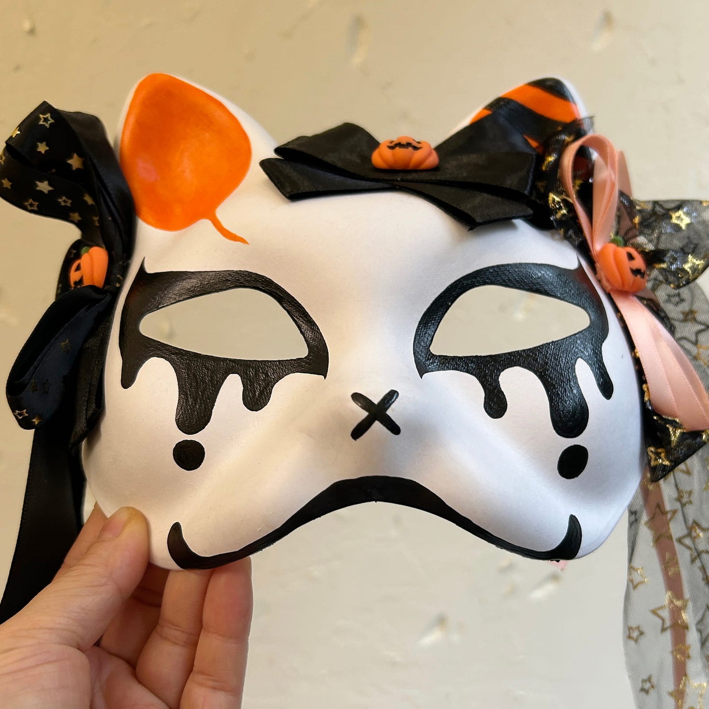 Halloween Masquerade cat mask 01