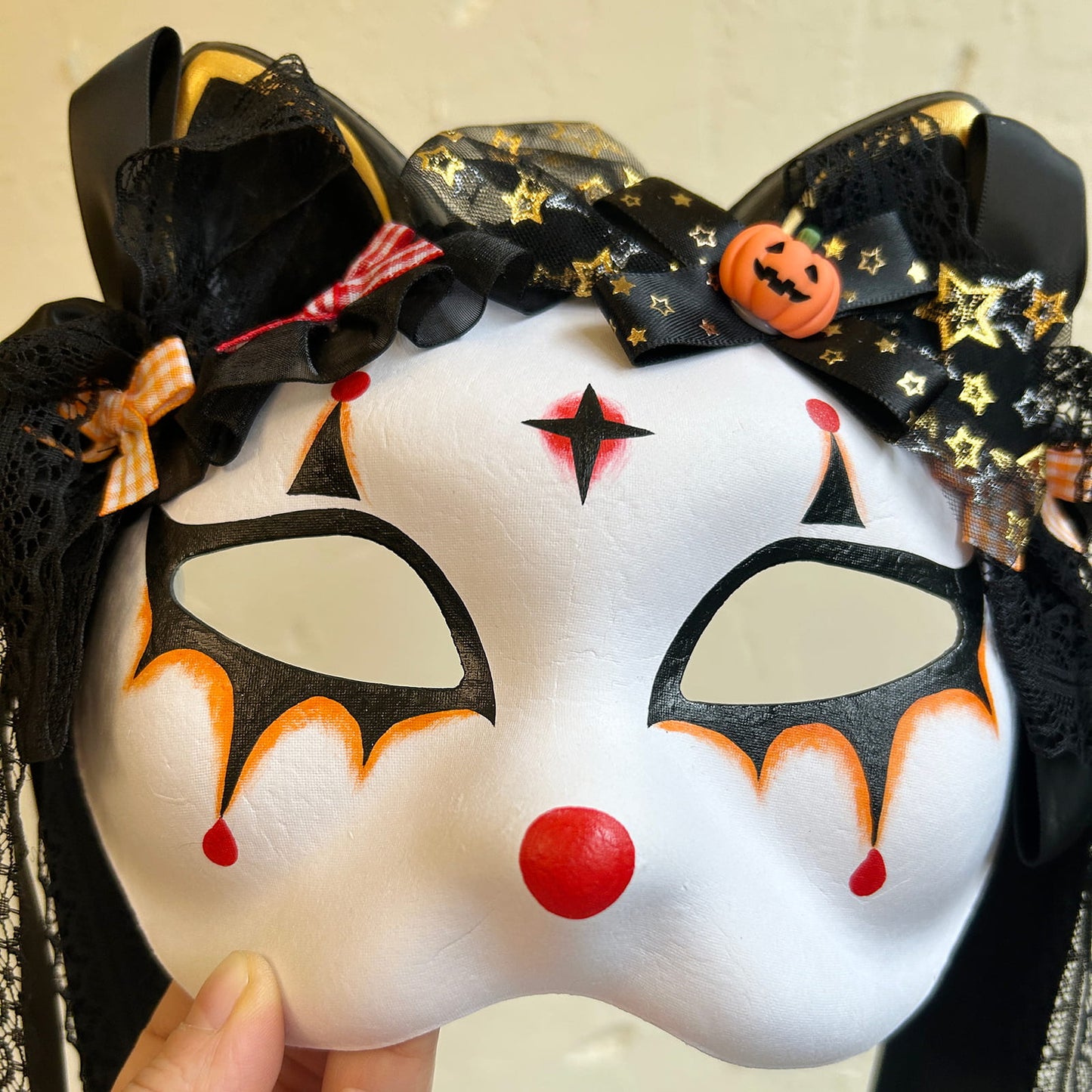 Original handmade cool Halloween Masquerade cat mask 02