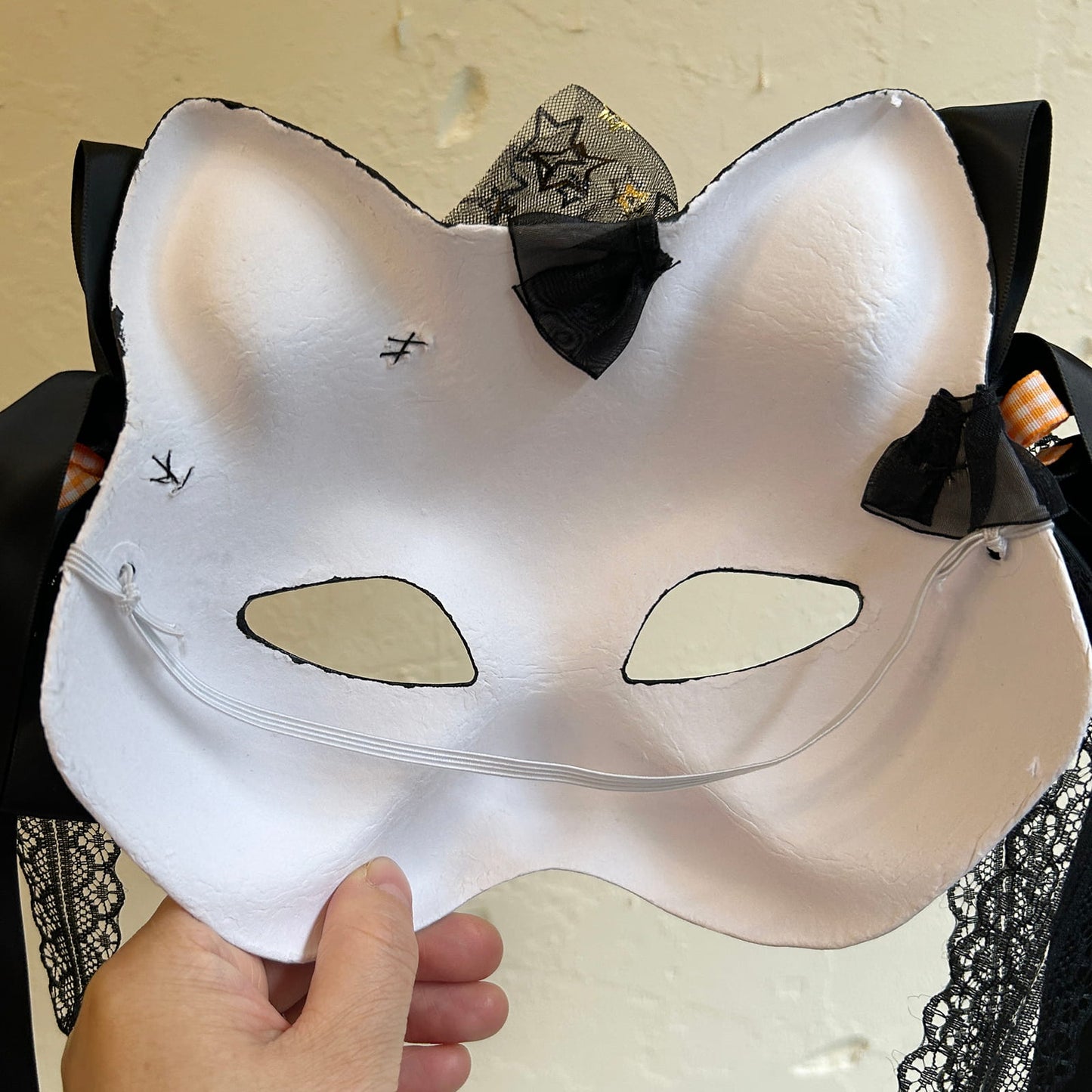 Original handmade cool Halloween Masquerade cat mask 02