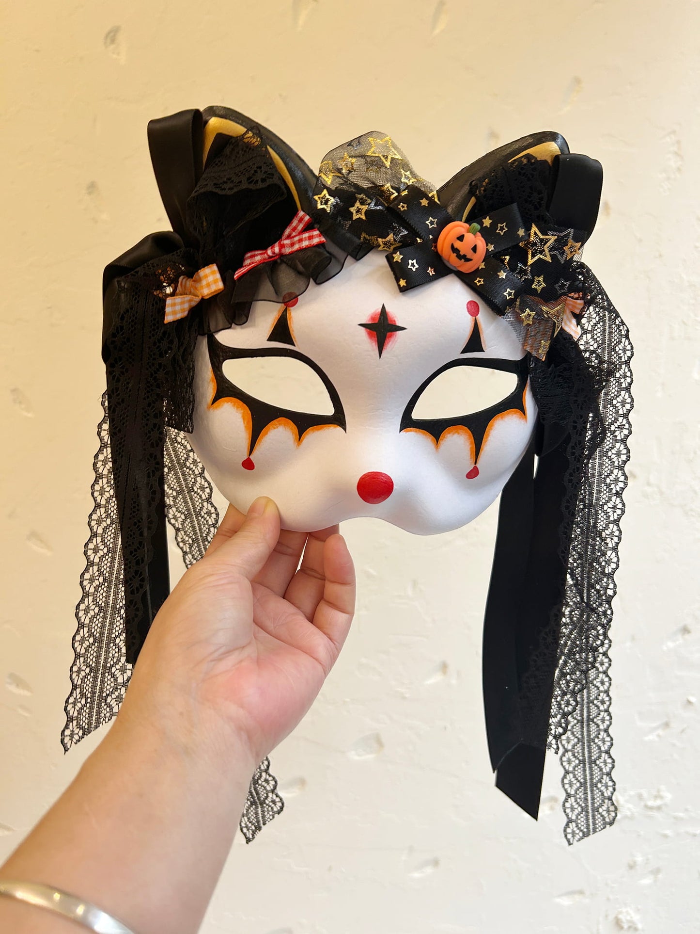 Original handmade cool Halloween Masquerade cat mask 02