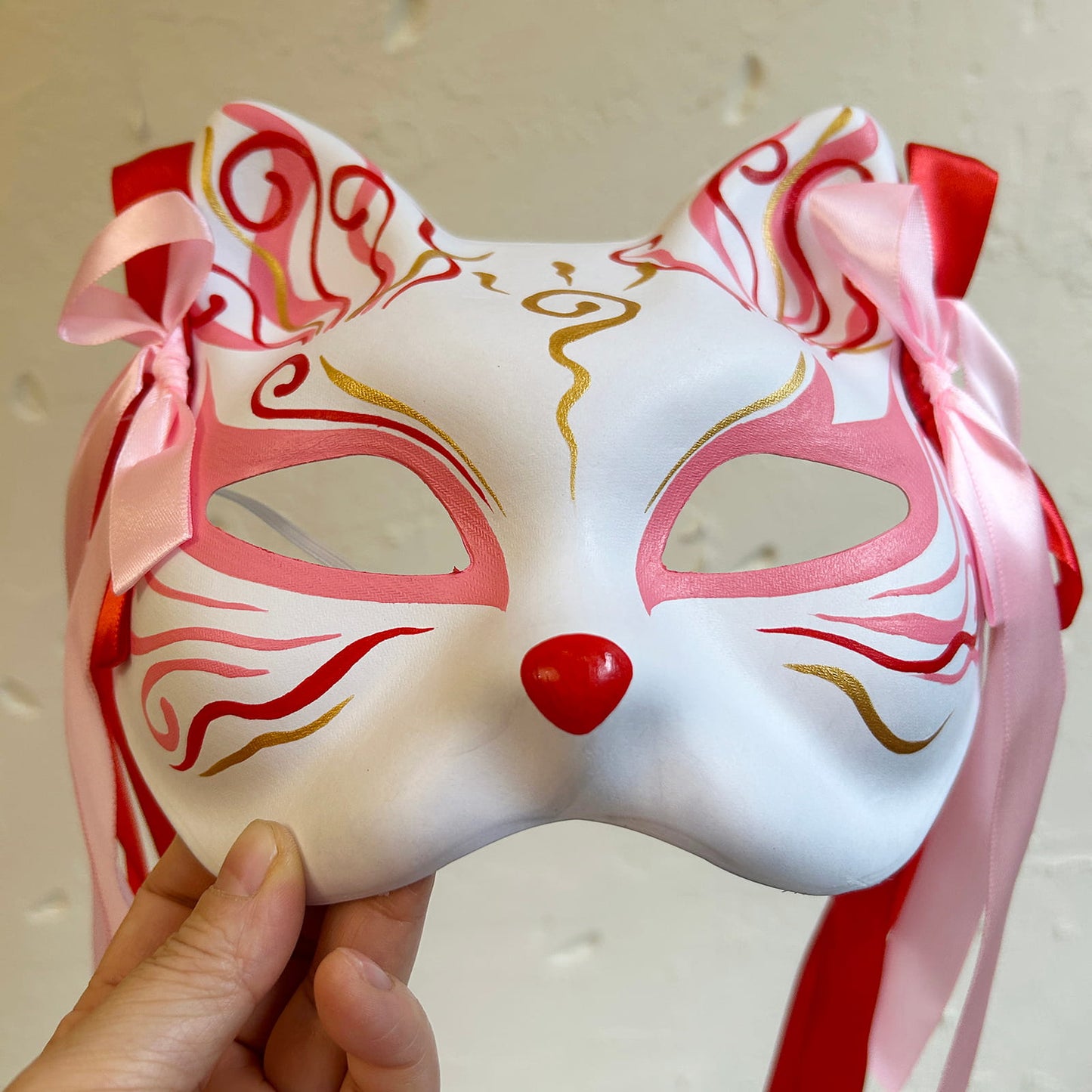 Kabuki Kitsune cute Cats Mask 01