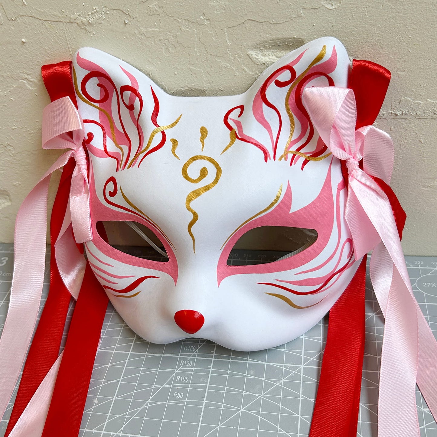 Kabuki Kitsune cute Cats Mask 01