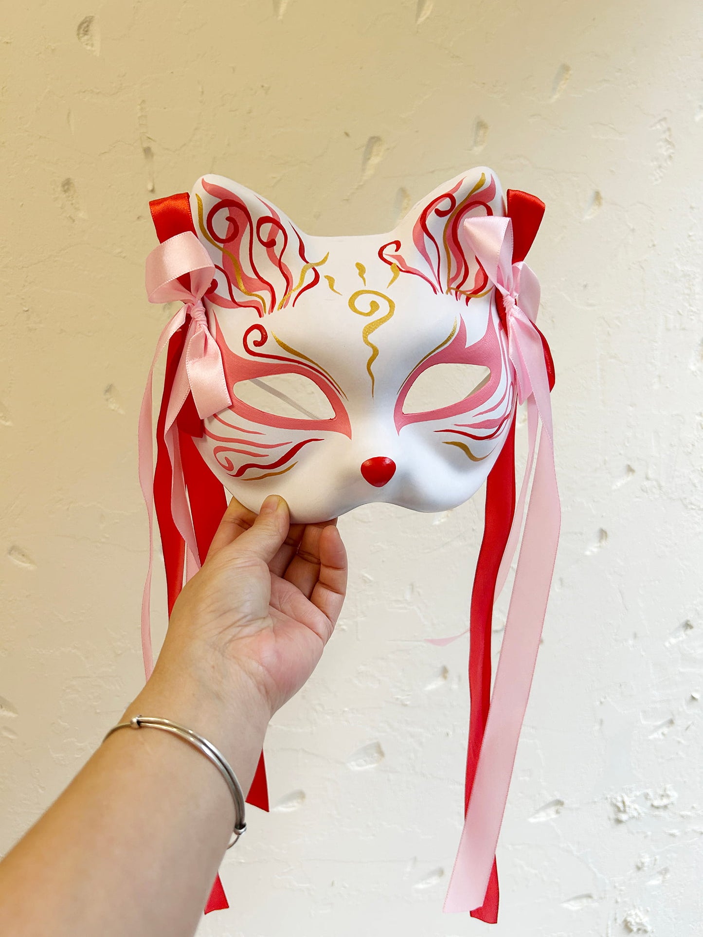 Kabuki Kitsune cute Cats Mask 01