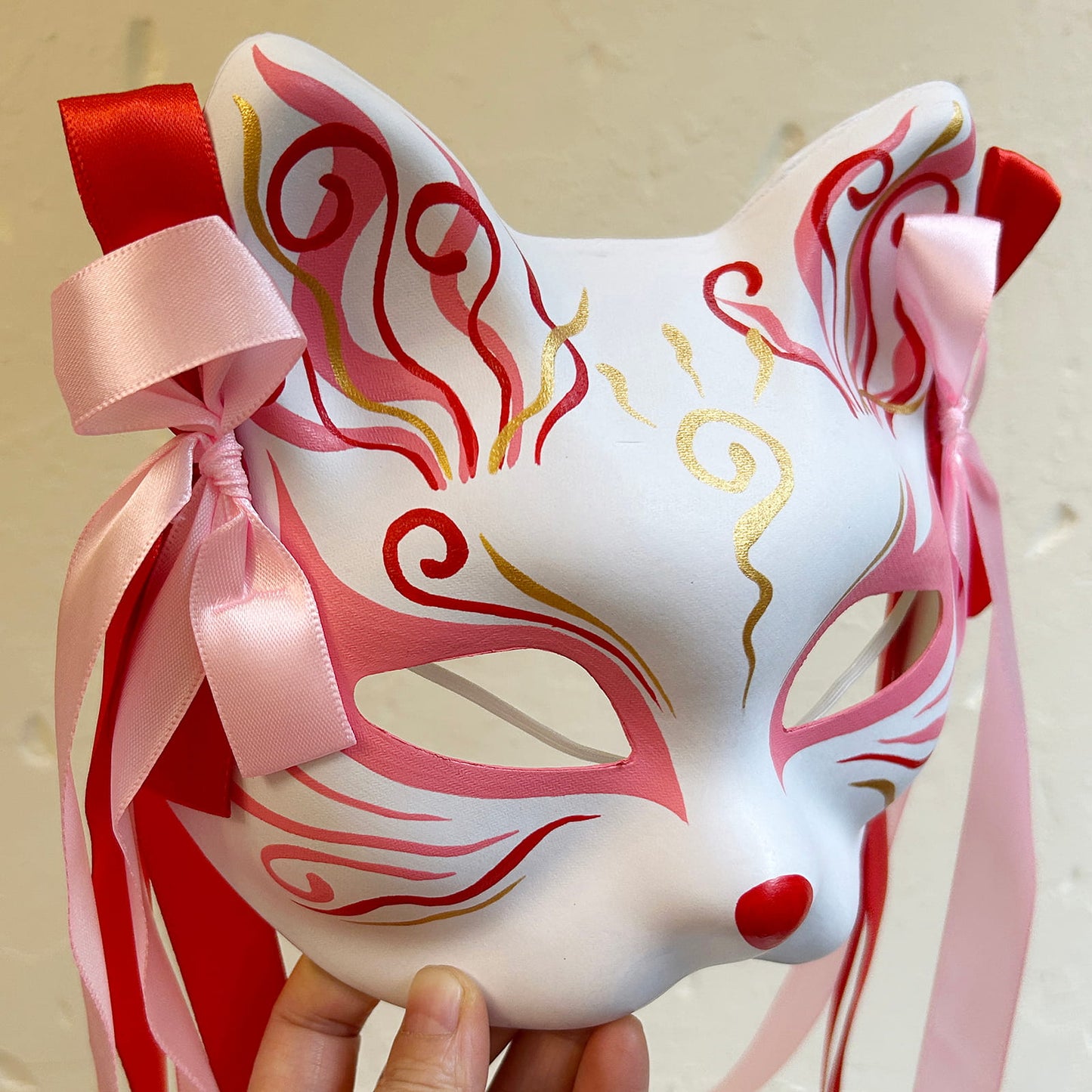 Kabuki Kitsune cute Cats Mask 01