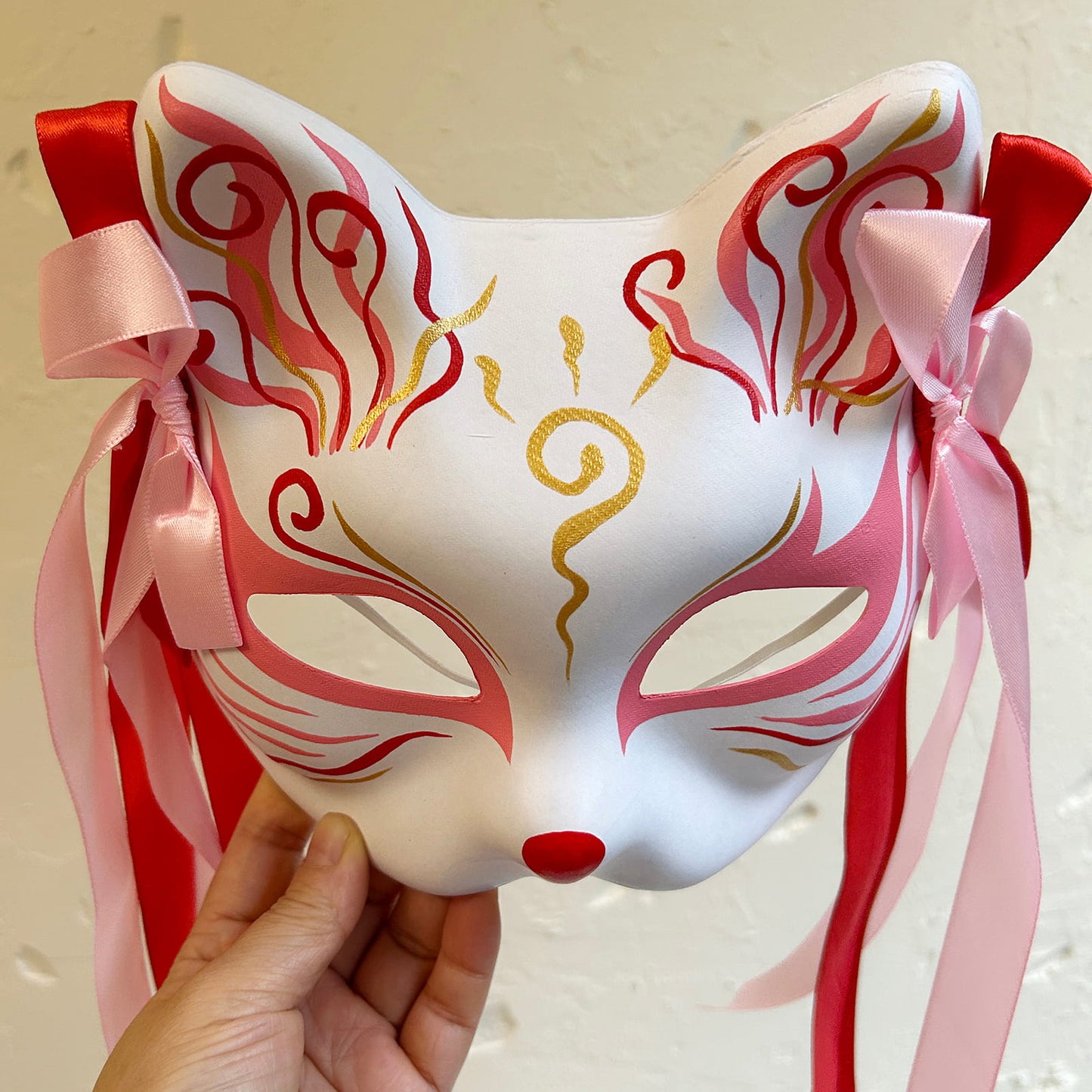 Kabuki Kitsune cute Cats Mask 01