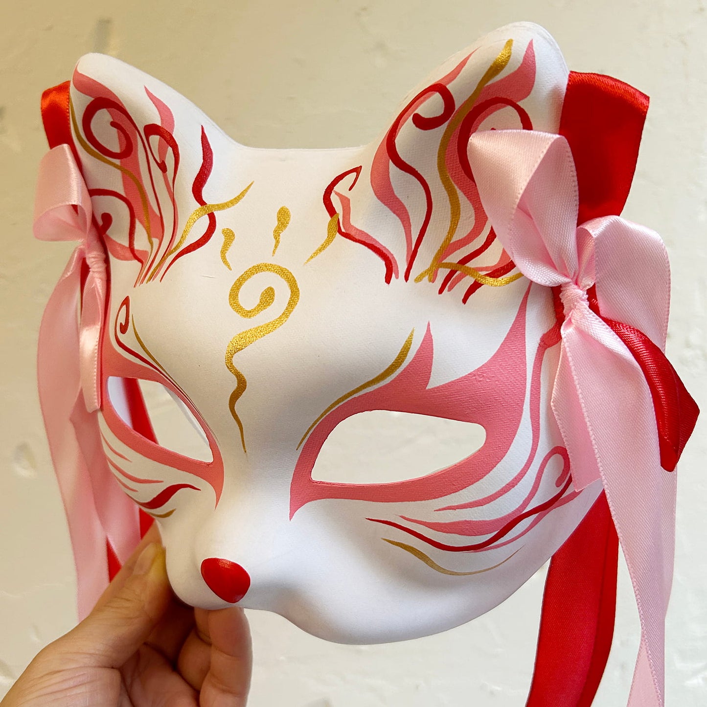 Kabuki Kitsune cute Cats Mask 01