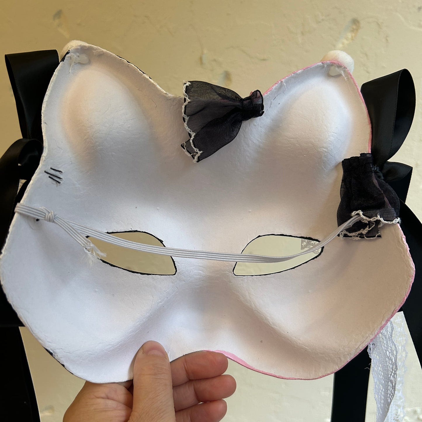 Kabuki cat Mask for Cosplay Masquerade Costume 03