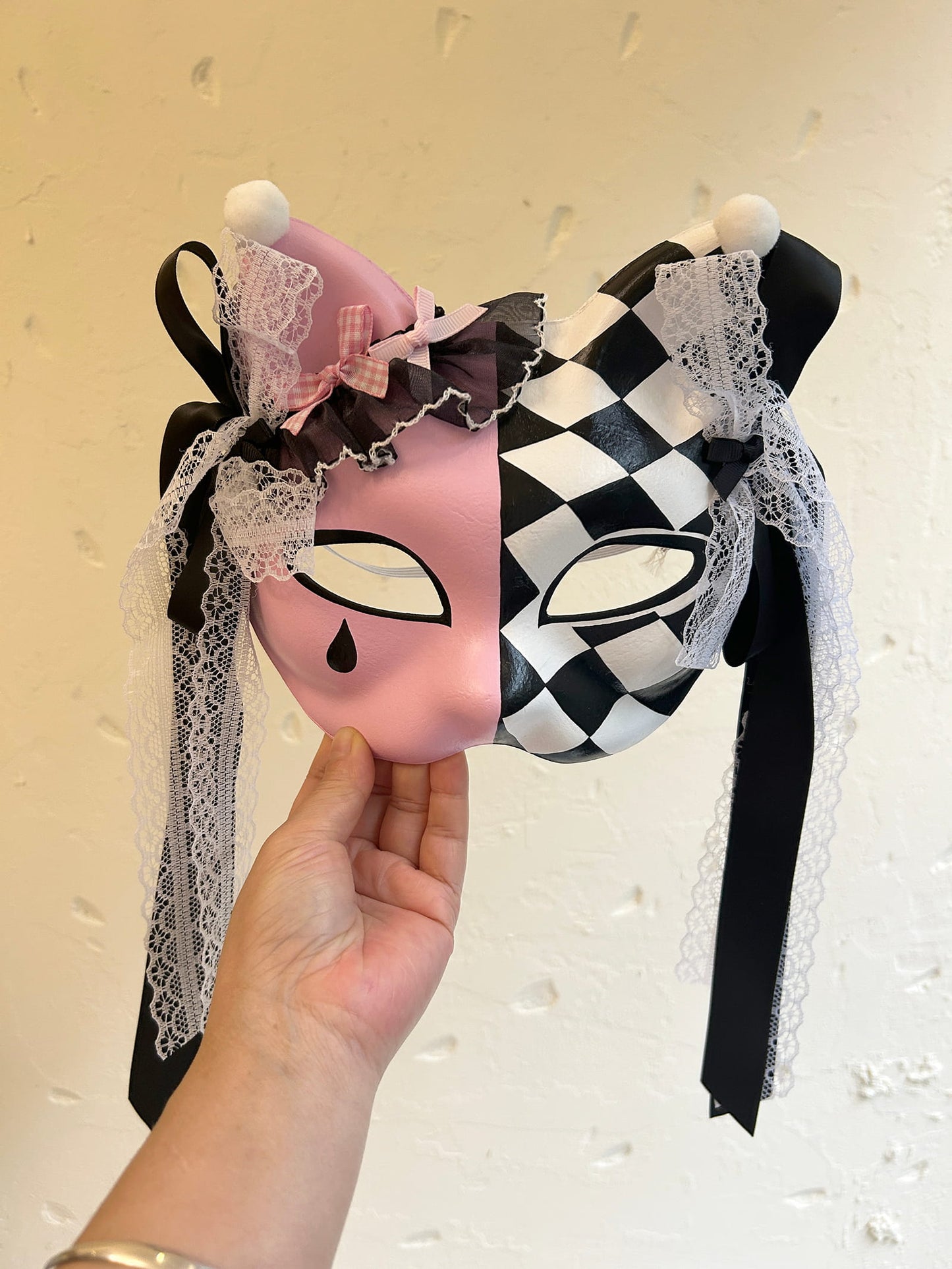 Kabuki cat Mask for Cosplay Masquerade Costume 03