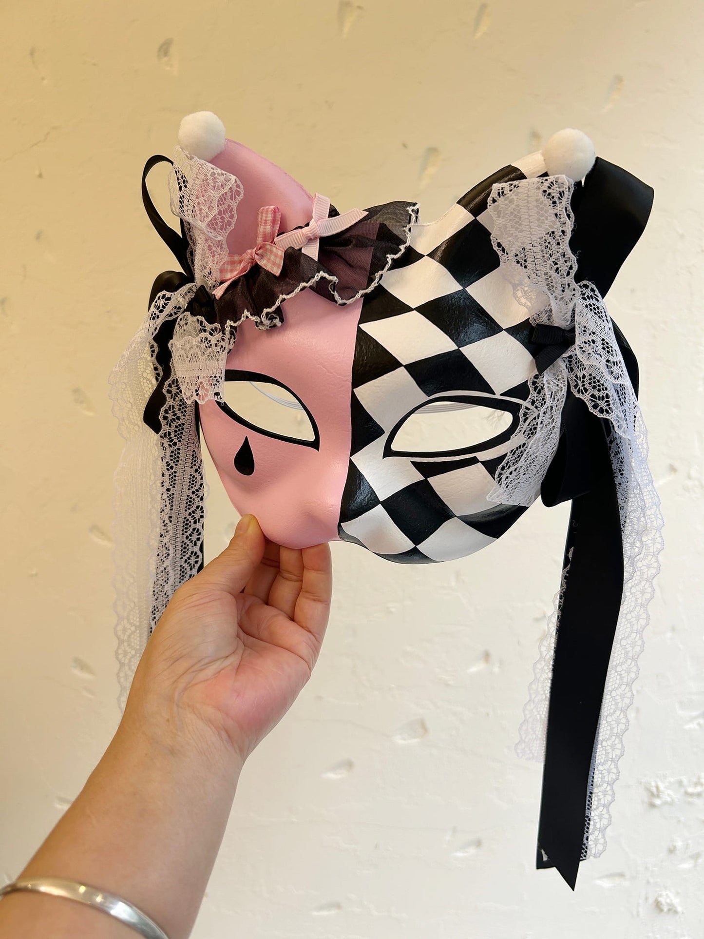 Kabuki cat Mask for Cosplay Masquerade Costume 03