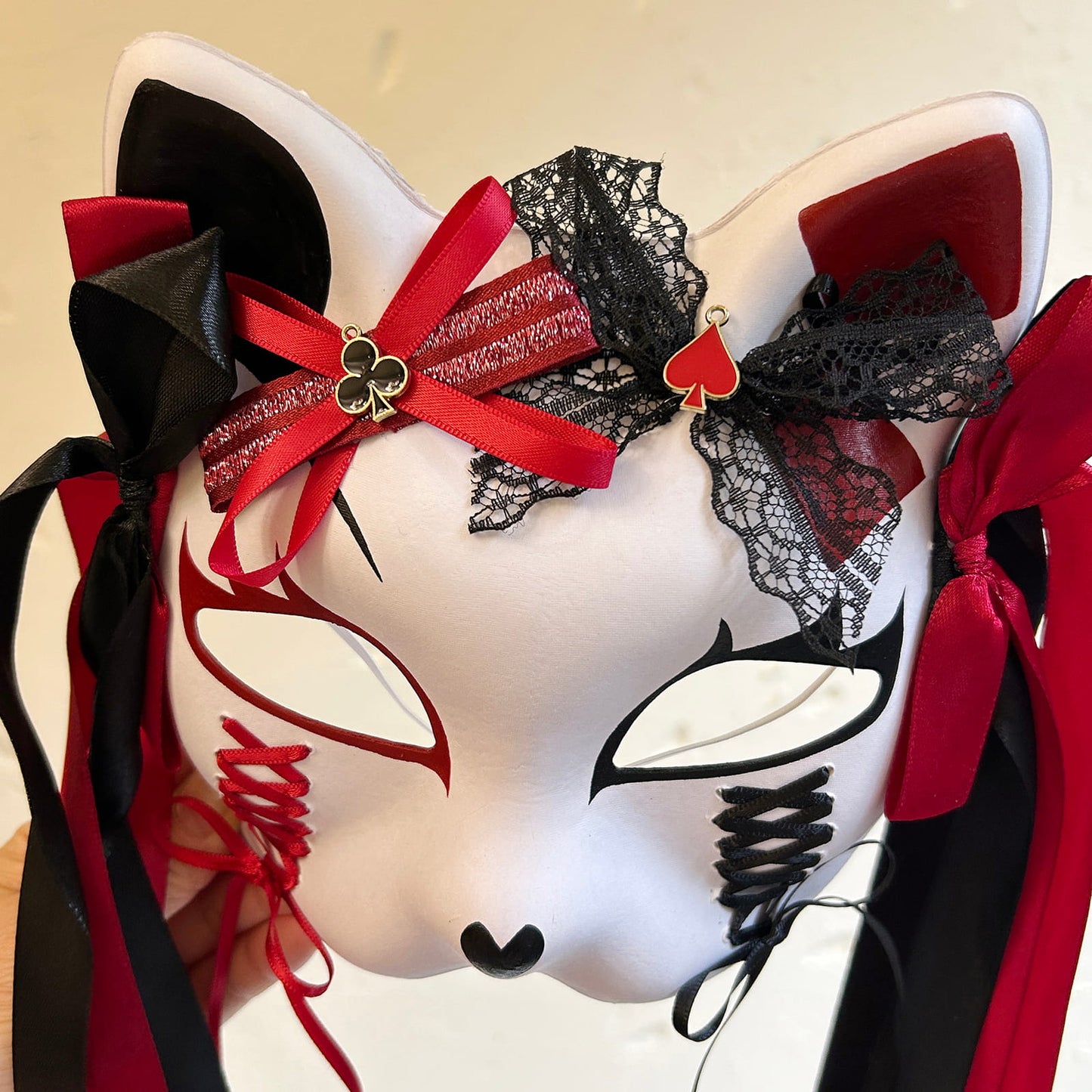 Masquerade cat mask spirit kabuki 01