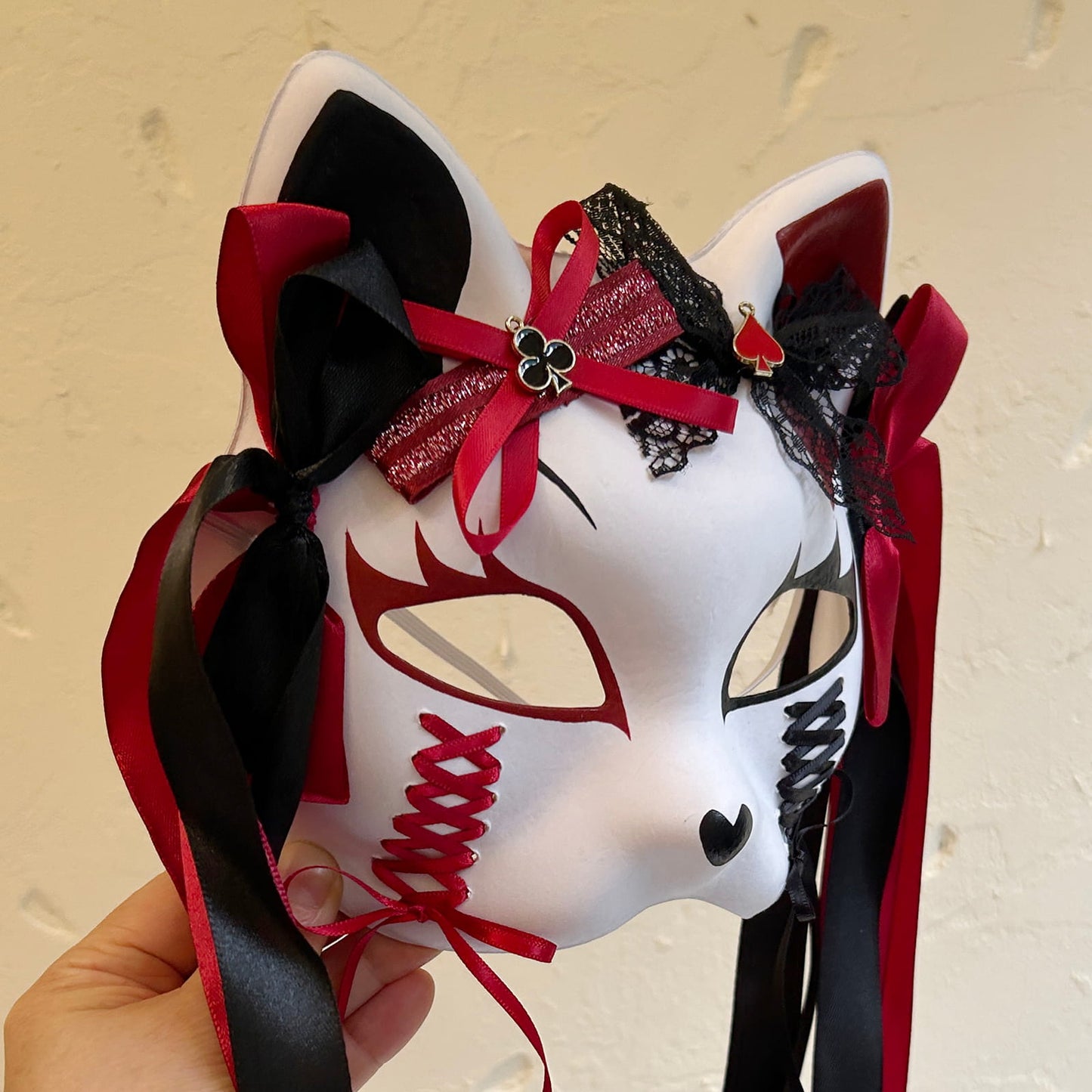 Masquerade cat mask spirit kabuki 01