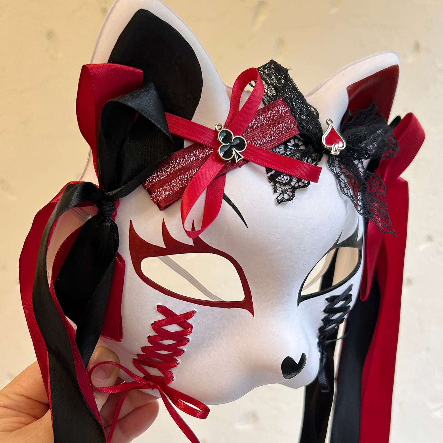 Masquerade cat mask spirit kabuki 01
