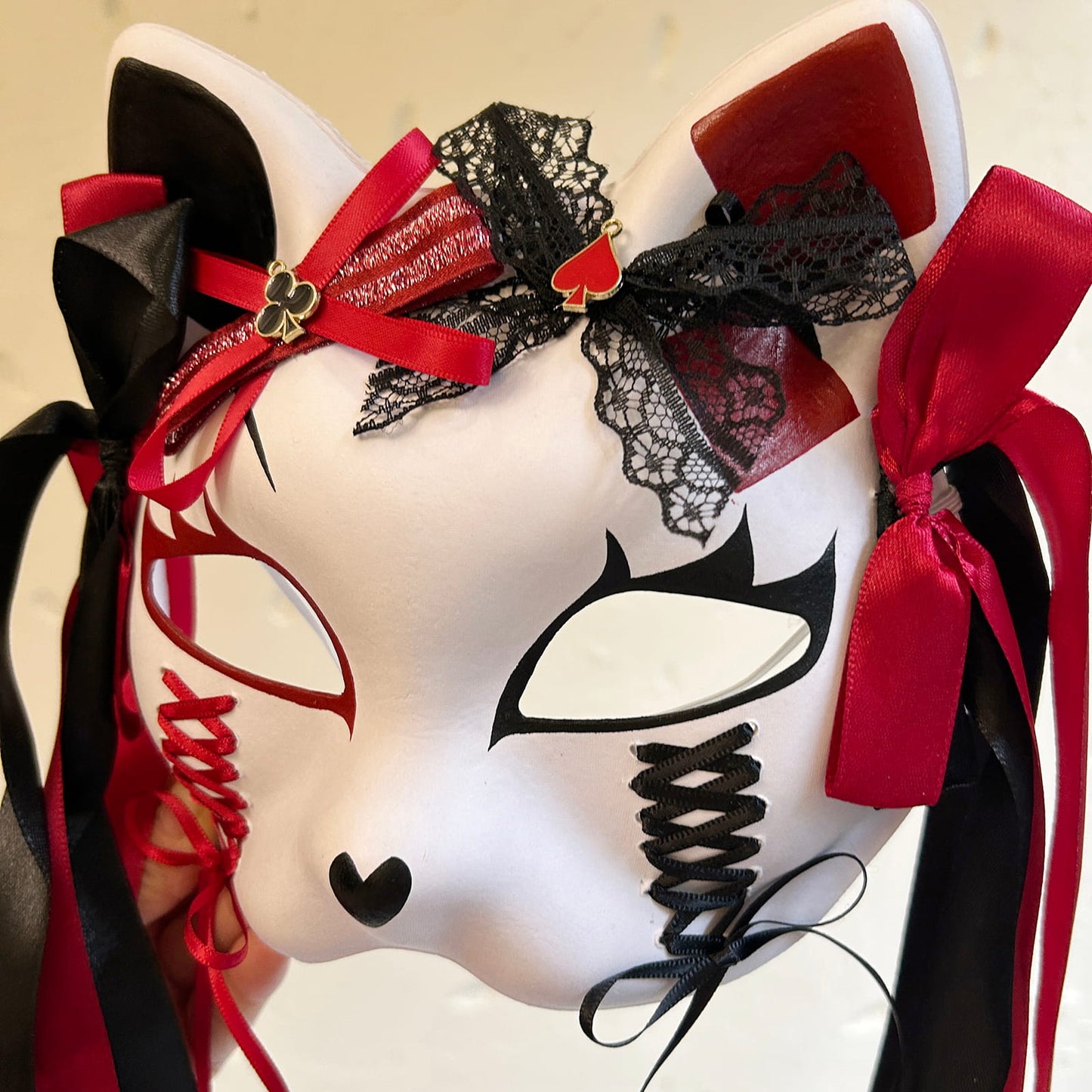 Masquerade cat mask spirit kabuki 01