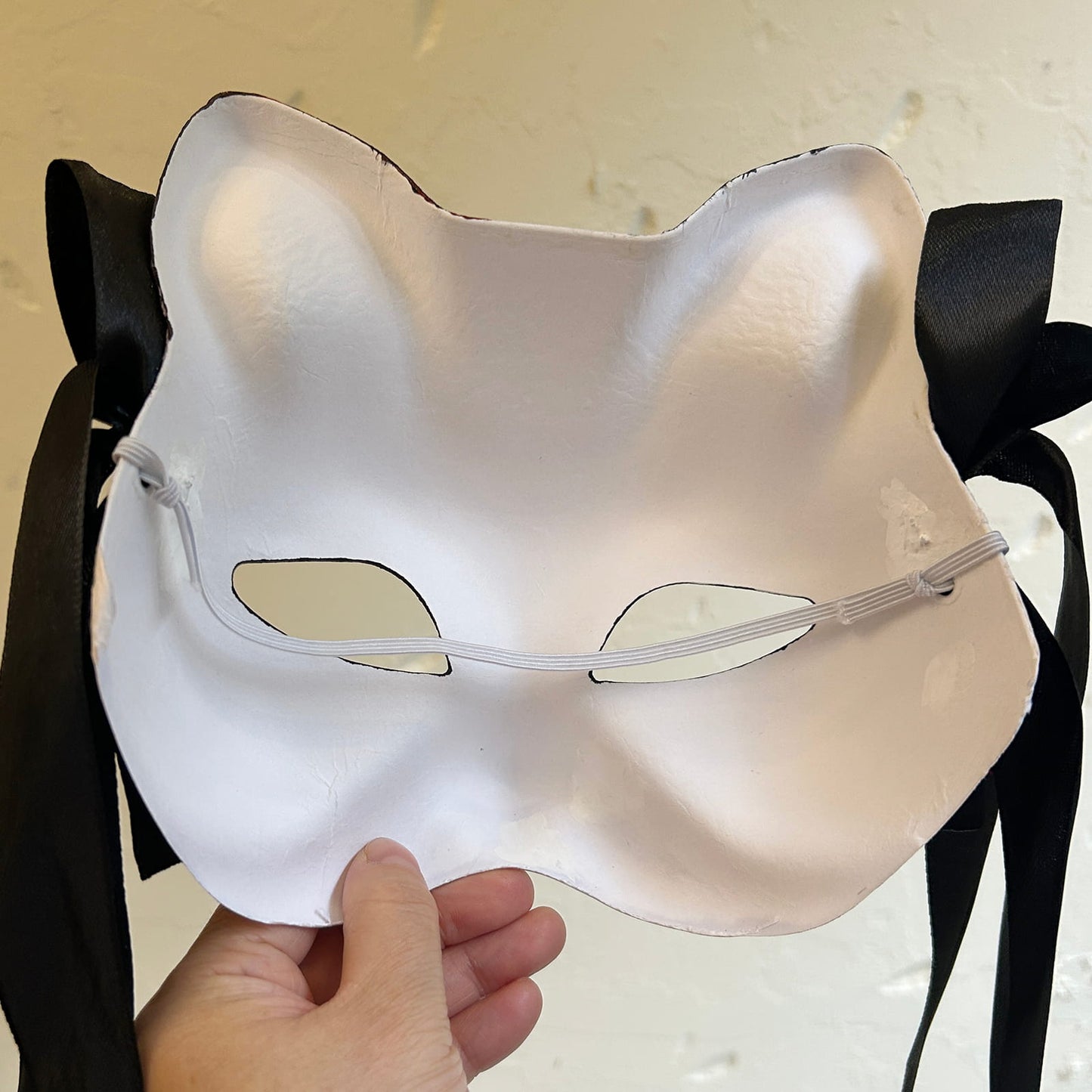 Rose Halloween Masquerade cat mask kitsune spirit kabuki  01